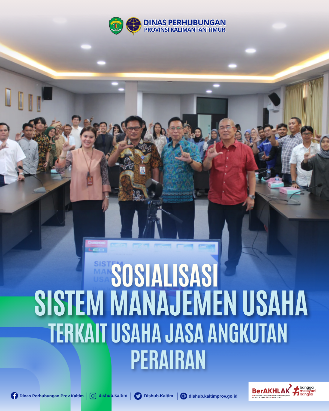 Sosialisasi Manajemen Usaha Terkait Usaha Jasa Angkutan Perairan