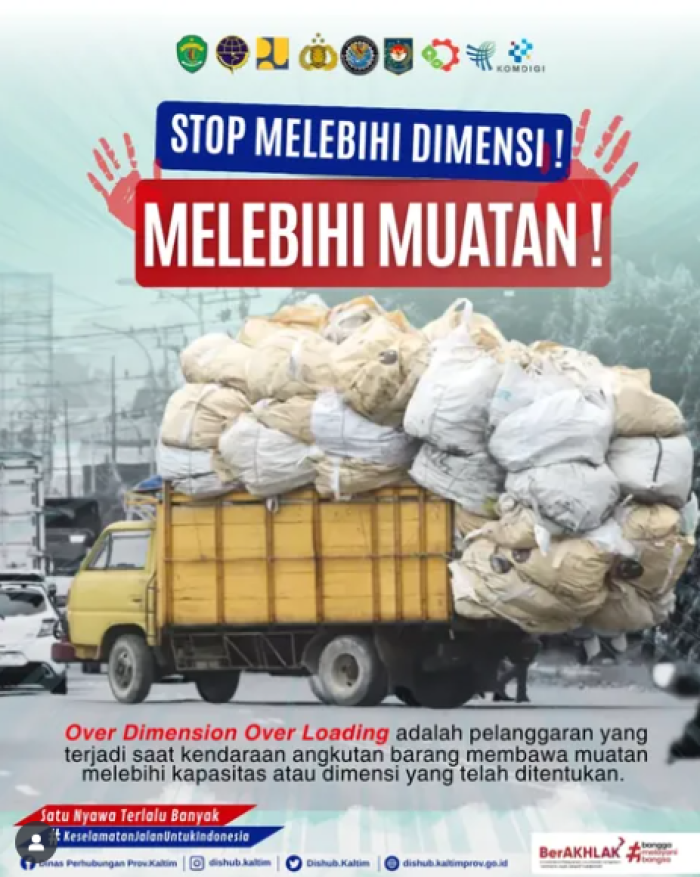 Stop Melebihi Dimensi dan Muatan
