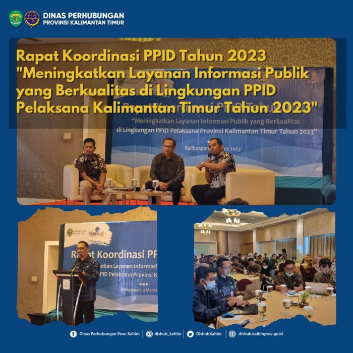 Rapat Koordinasi Pejabat Pengelola Informasi dan Dokumentasi Kalimantan Timur Tahun 2023