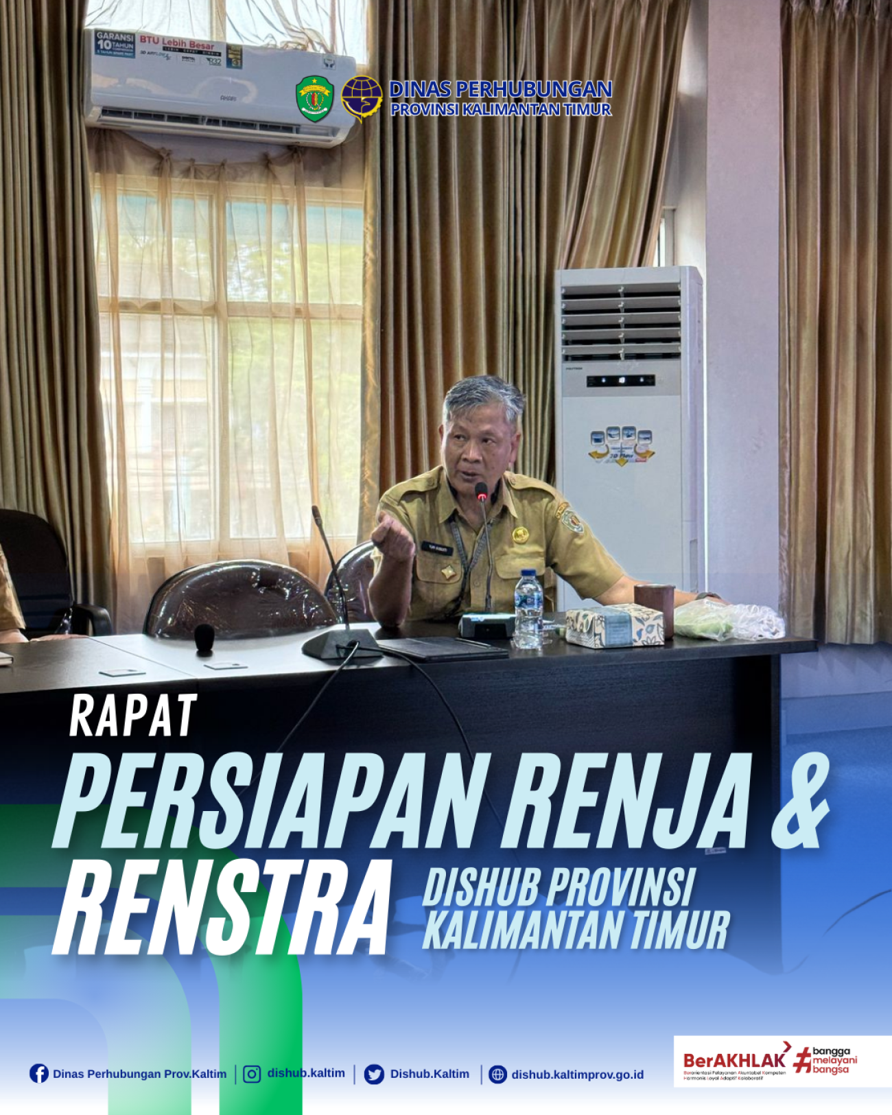 Rapat Persiapan Renja dan Renstra Dinas Perhubungan Provinsi Kalimantan Timur