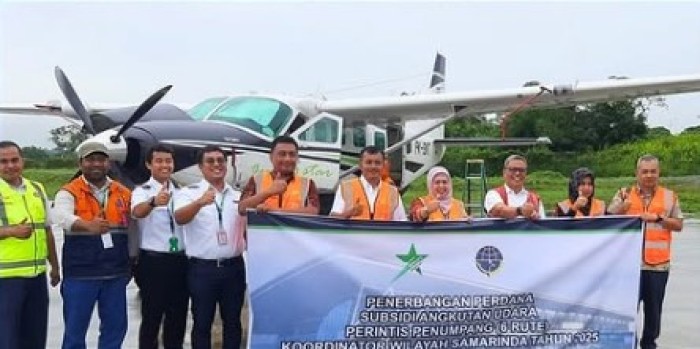 Peresmian Penerbangan Subsidi Angkutan Udara Perintis TA 2025 Korwil Samarinda