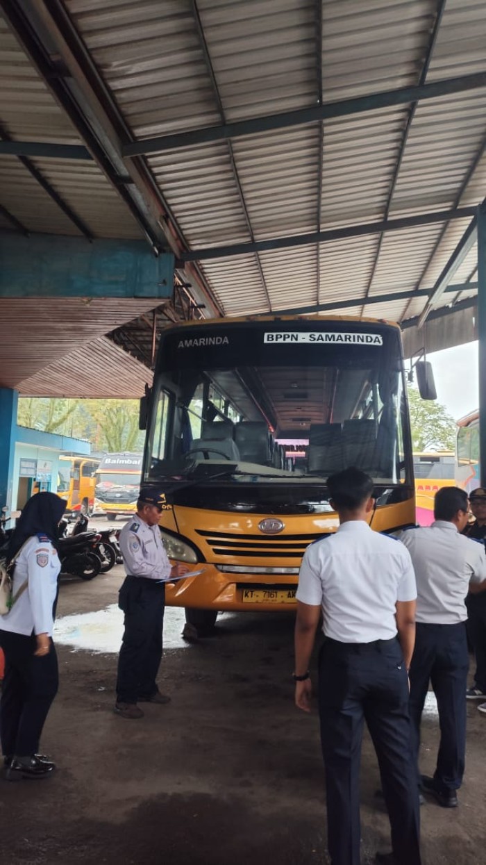 Dishub Kaltim Gelar Ramp Check di Terminal Sungai Kunjang dan Lempake