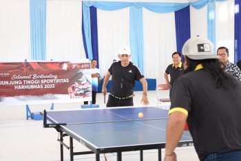 987 - Kegiatan Tenis Meja HARHUBNAS 2022
